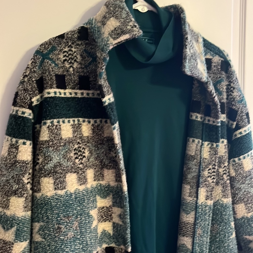 L.L. Bean Multicolor Teddy Jacket - Picture 2 of 6